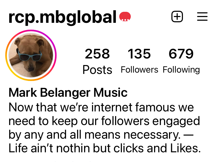 Instagram (Mark Belanger Music)